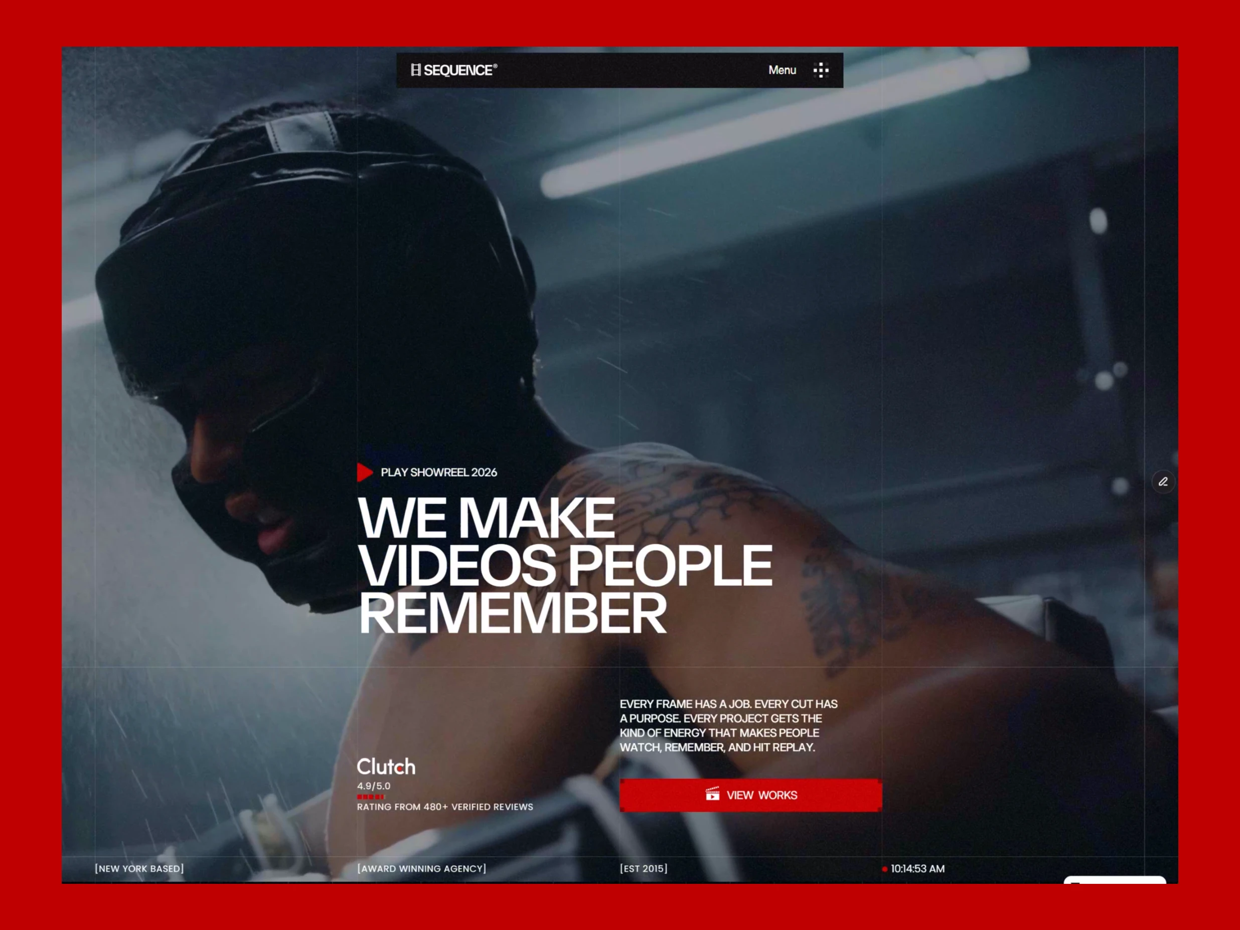 Videofolio Framer template