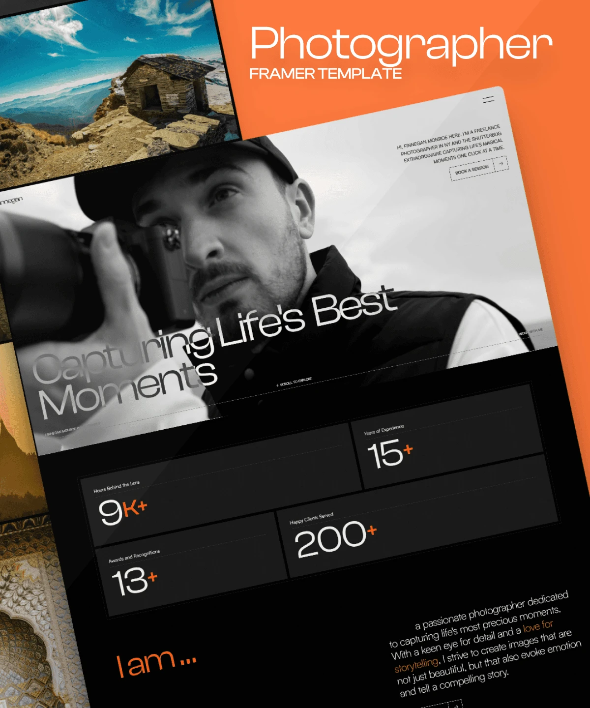 Photographer Framer template